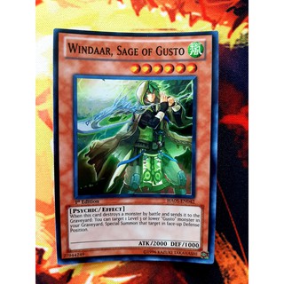 [ Đỗ Lạc Shop ] Thẻ Bài Mint90 Yugioh Monster Windaar, Sage of Gusto - HA05-EN042 - Super