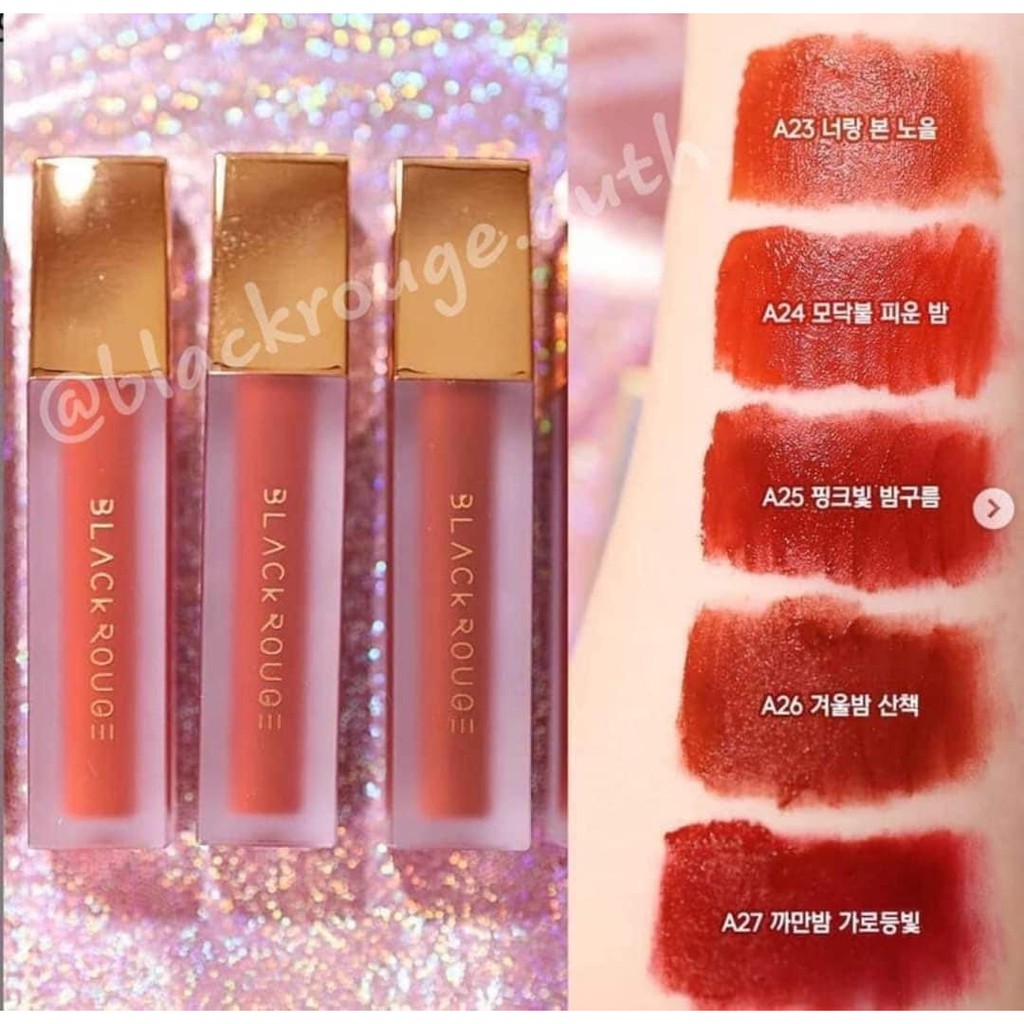 Son kem Black Rouge Airf it Velvet TInt Verson 5 | BigBuy360 - bigbuy360.vn