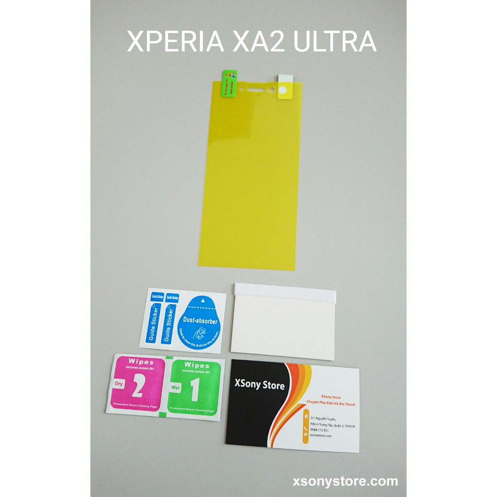 SONY XPERIA XA2 / XA2 ULTRA / XA2 PLUS - Miếng dán dẻo Full màn hình mặt trước