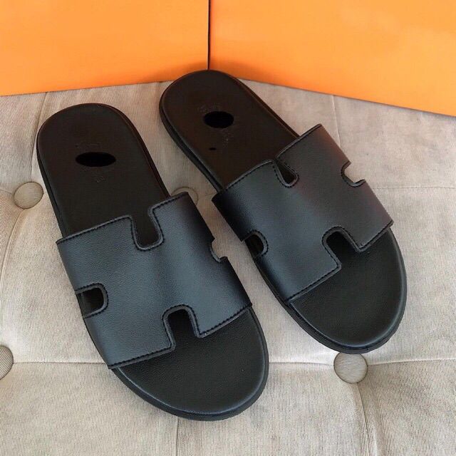 Dép lê da nam chữ H  mới