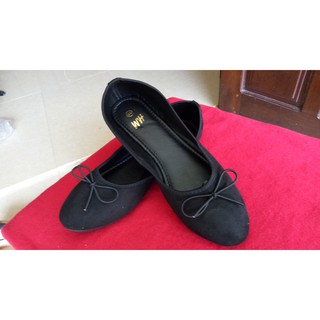 Giày slip on nơ đen HM