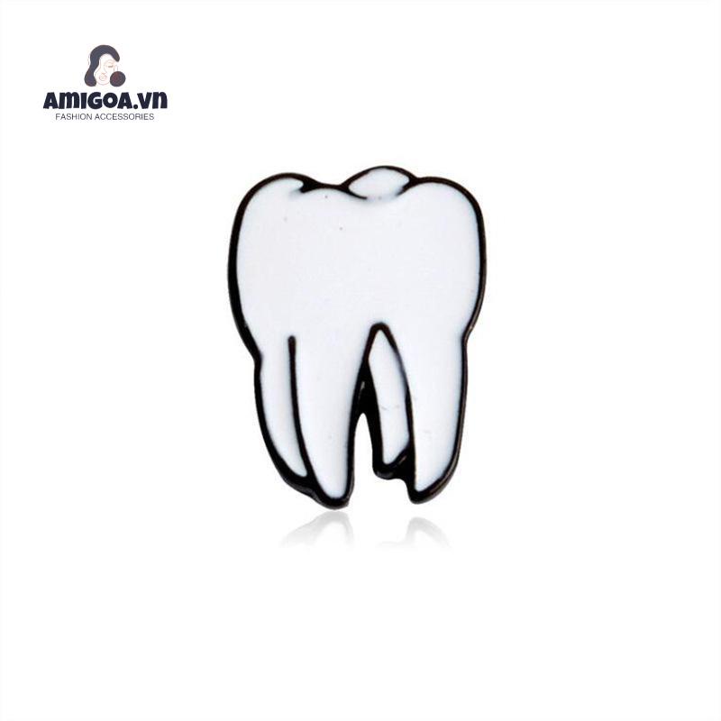 Ghim Cài Cổ Áo Hình Bộ Não Quả Cầu Mắt Trái Tim Sáng Tạo Vui Nhộn