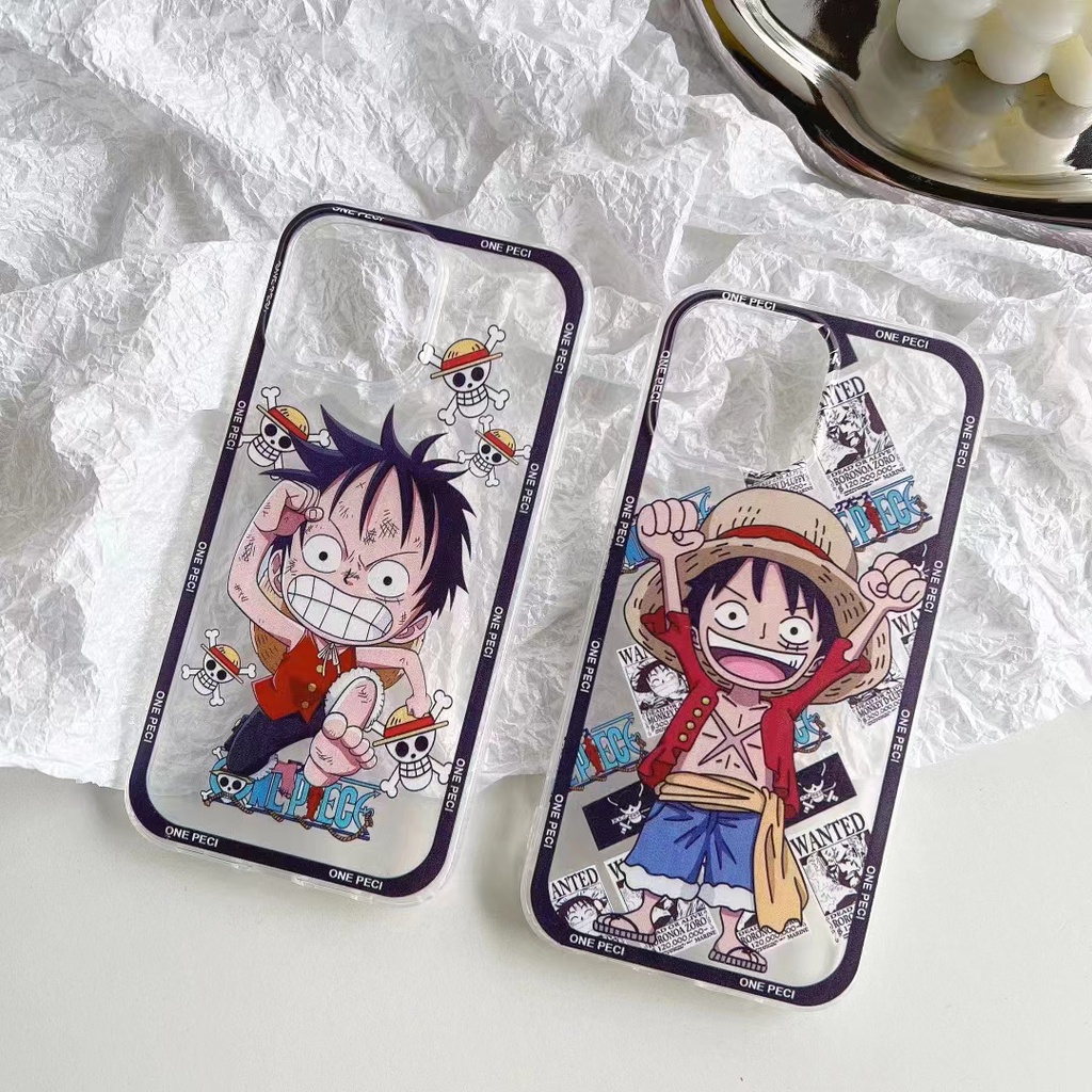 Ốp Điện Thoại Mềm Hình One Piece Luffy Cho iPhone 6 6S 7 8 SE 2020 X XS XR XsMax 1112 13 Pro 11 12 13 Pro Max