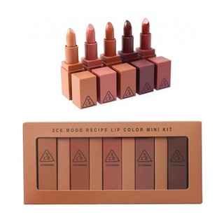 Set son sáp 3CE  5 cây mini