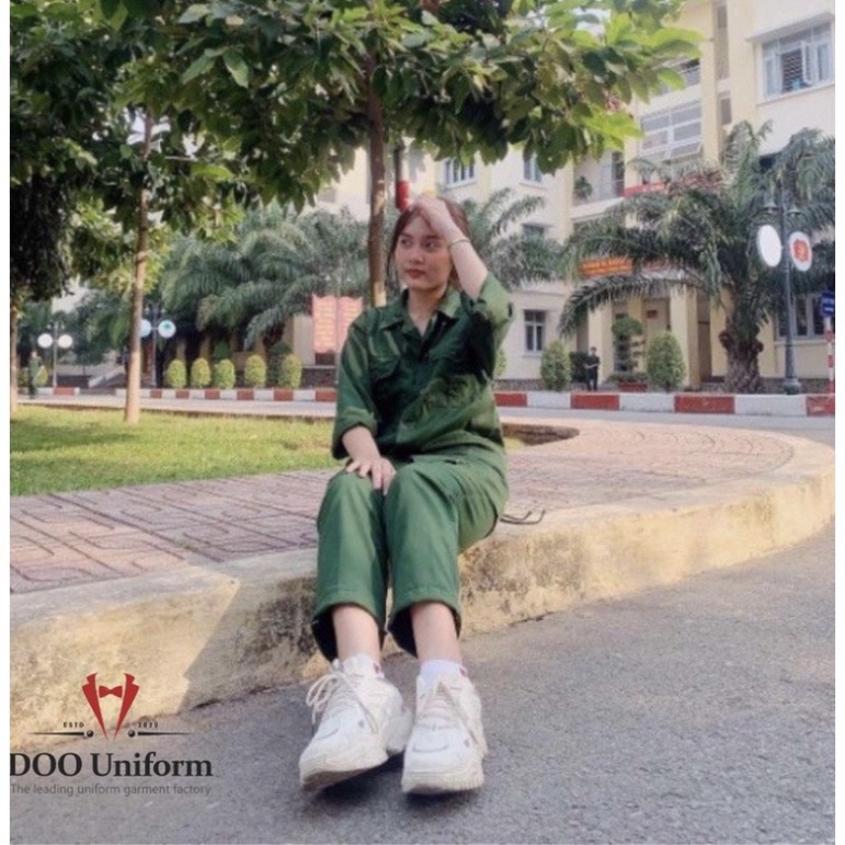 Bộ quần áo tập quân sự Nam Nữ , bảo hộ lao động[DOO SAFETY]