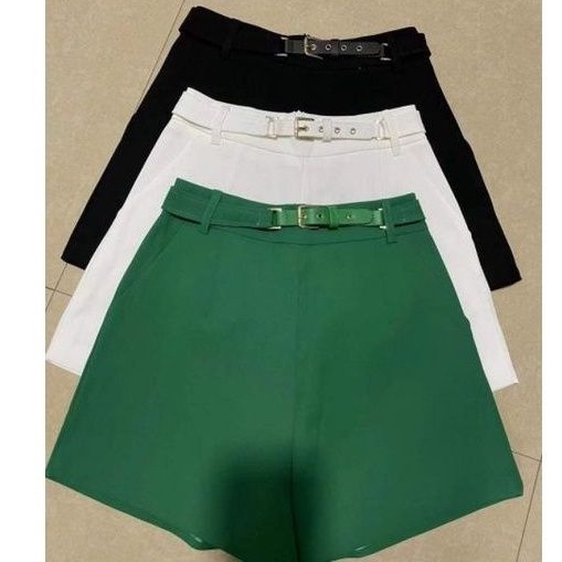 Quần sooc vải đai khuy hàng QCL1