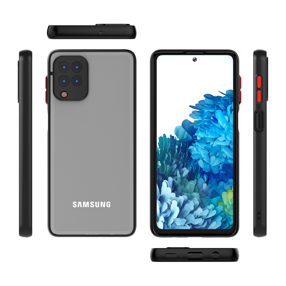 Ốp lưng samsung A34 A14 A54 A73 A53 A33 A23 A03 A13 A12 A02 M12 A03s A02s 4G 5G M32 A52 A32 A22 A50s Đen Nhám