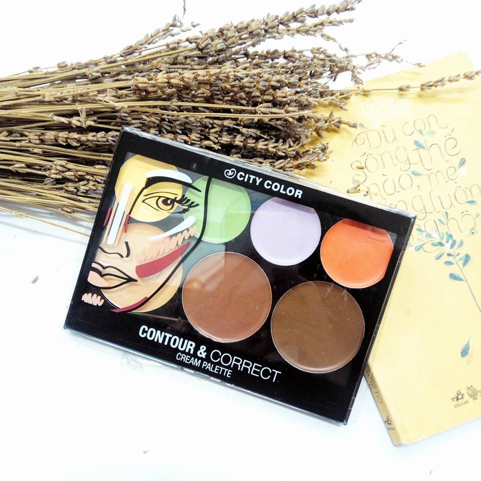 BẢNG TẠO KHỐI CHE KHUYẾT ĐIỂM CITY COLOR CONTOUR AND CORRECT CREAM PALETTE