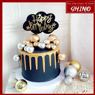 Topper/Que cắm bảng chữ HPBD