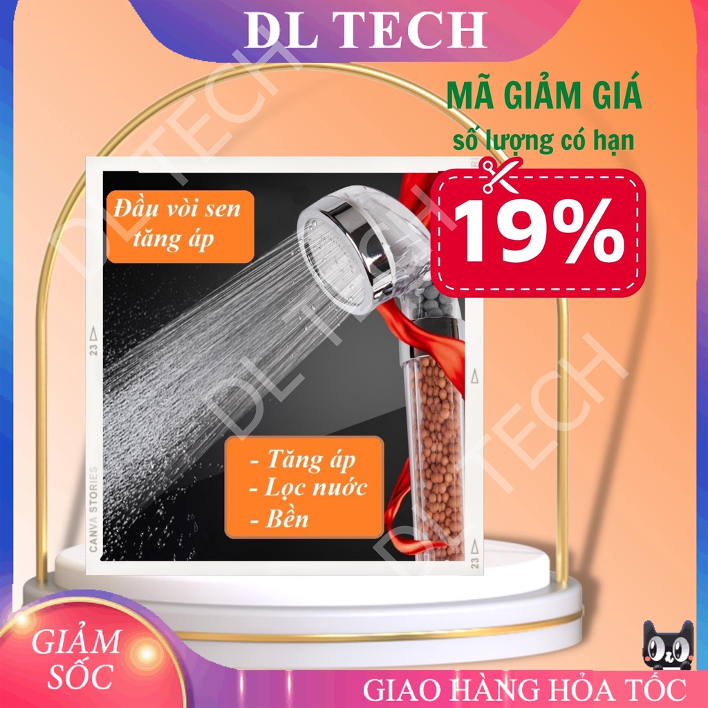 Đầu Vòi hoa sen tăng áp DVS1 DL TECH