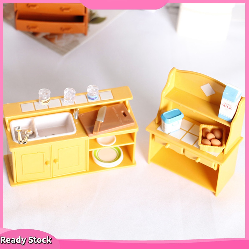 Wis| Bộ Mô Hình Nội Thất Mini Trang Trí Nhà Búp Bê