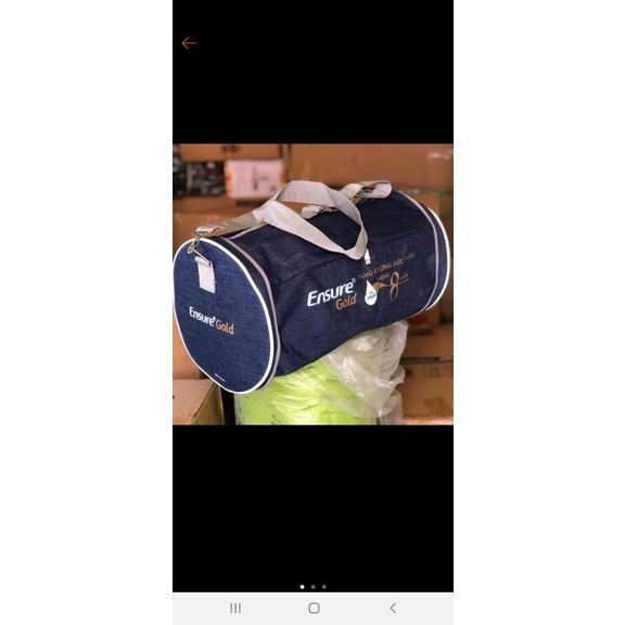 Túi xách du lịch hình trống Ensure gấp gọn