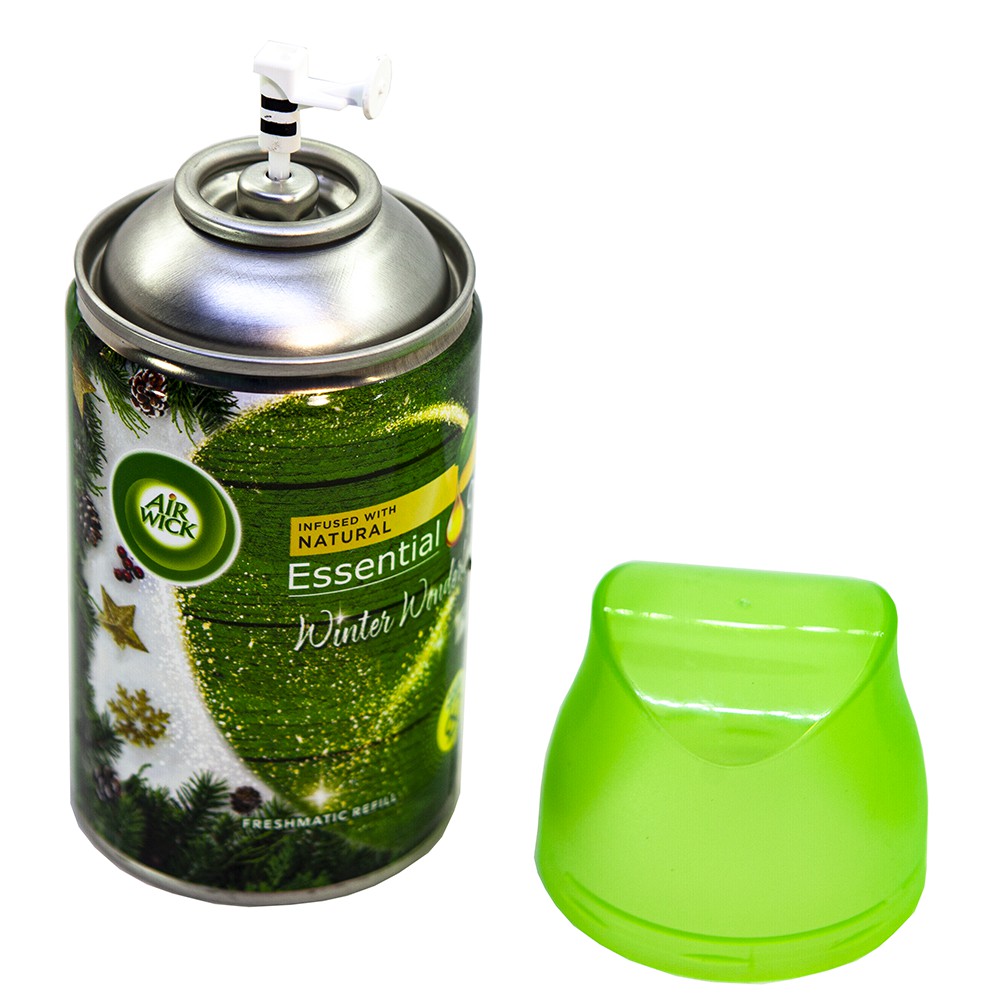 Bình xịt tinh dầu thiên nhiên Air Wick Winter Wonderland 250ml QT06517 - hương thông tươi