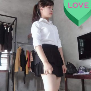 Quần giả váy 2 tầng