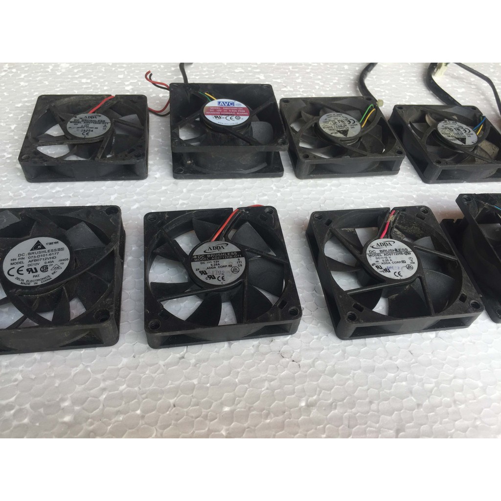 Quạt Fan 12V kích thước Fan 7 (7x7Cm)