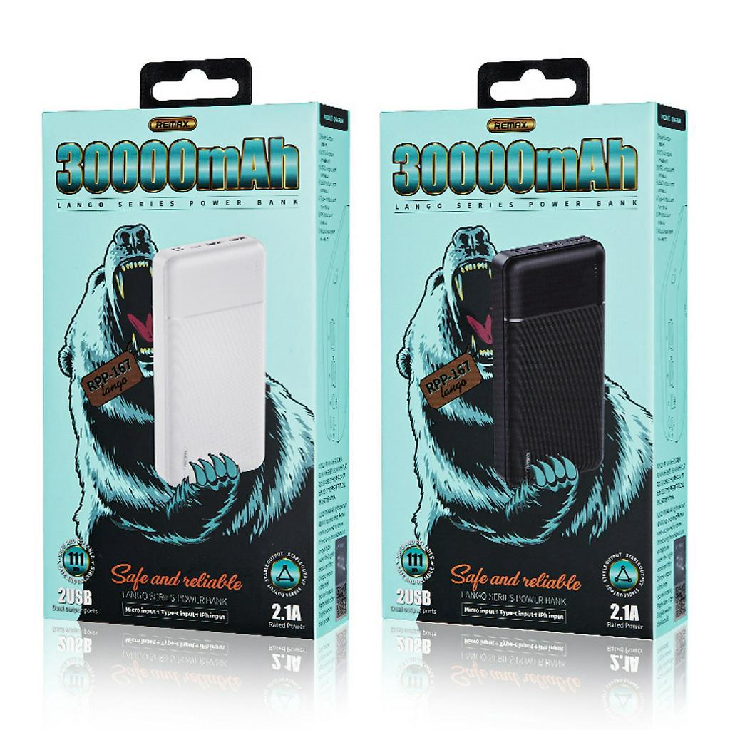 Pin Dự Phòng 30000mah Remax RPP-167 - hàng chinha