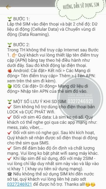 Sim 4G Hàn Quốc - Nhật Bản