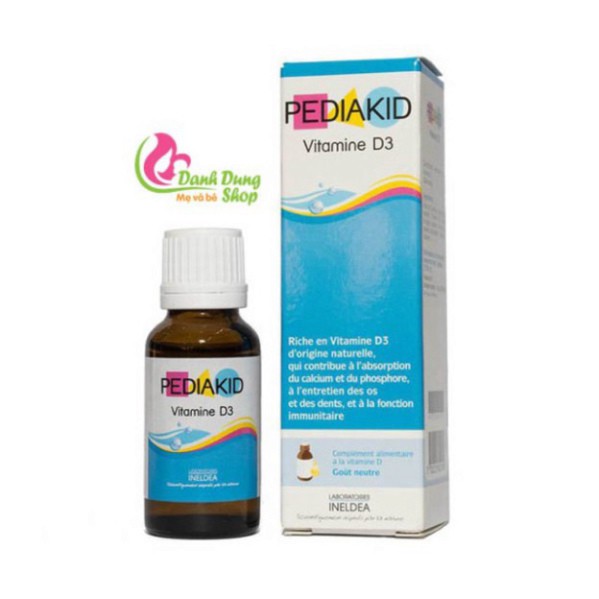 Siro Pediakid Vitamin D3 ⚡Chính Hãng⚡ 20ml - Bổ sung Vitamin D cho trẻ