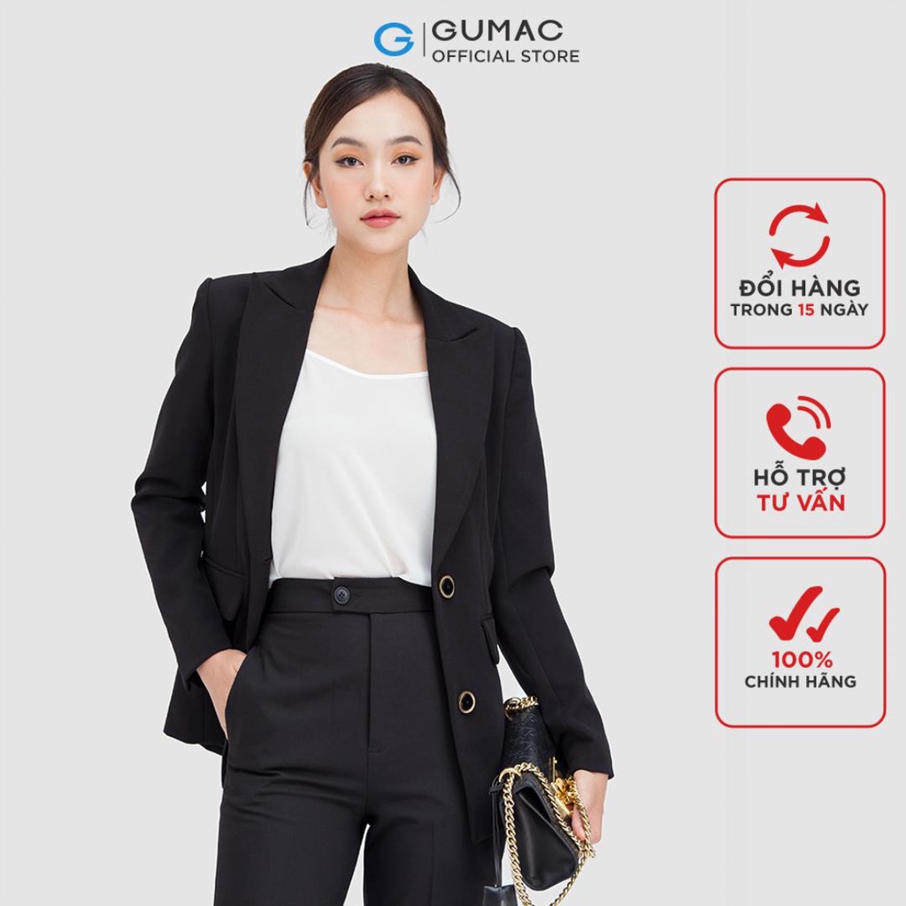 [Mã WABRGUM giảm 10% tối đa 30K đơn 99K] Áo vest Blazer AC05054 thời trang GUMAC