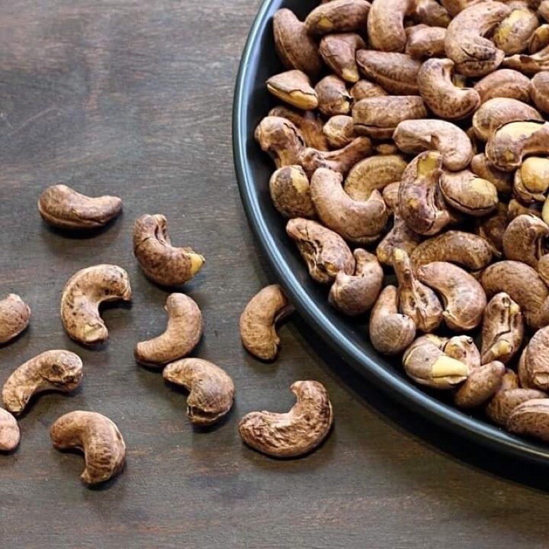 500g Hạt điều rang muối nguyên lụa Bình Phước