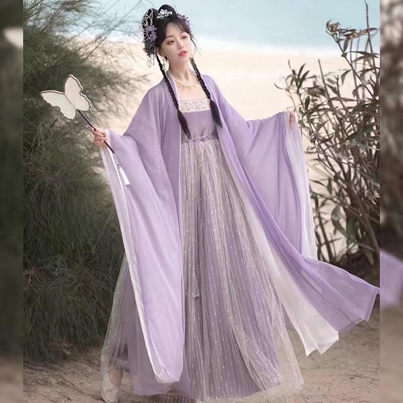 Hán phục cổ trang Trung Quốc VÂN ANH váy 3 mét, 4.5 mét giá rẻ.