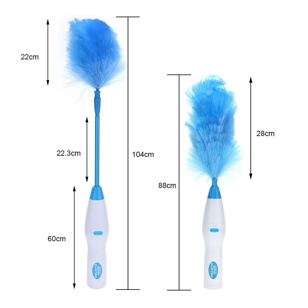 Chổi Quét Bụi Tích Điện Spin DUSTER Thông Minh Đa Năng Chức Năng Chạy Bằng Sạc Pin - PDS123