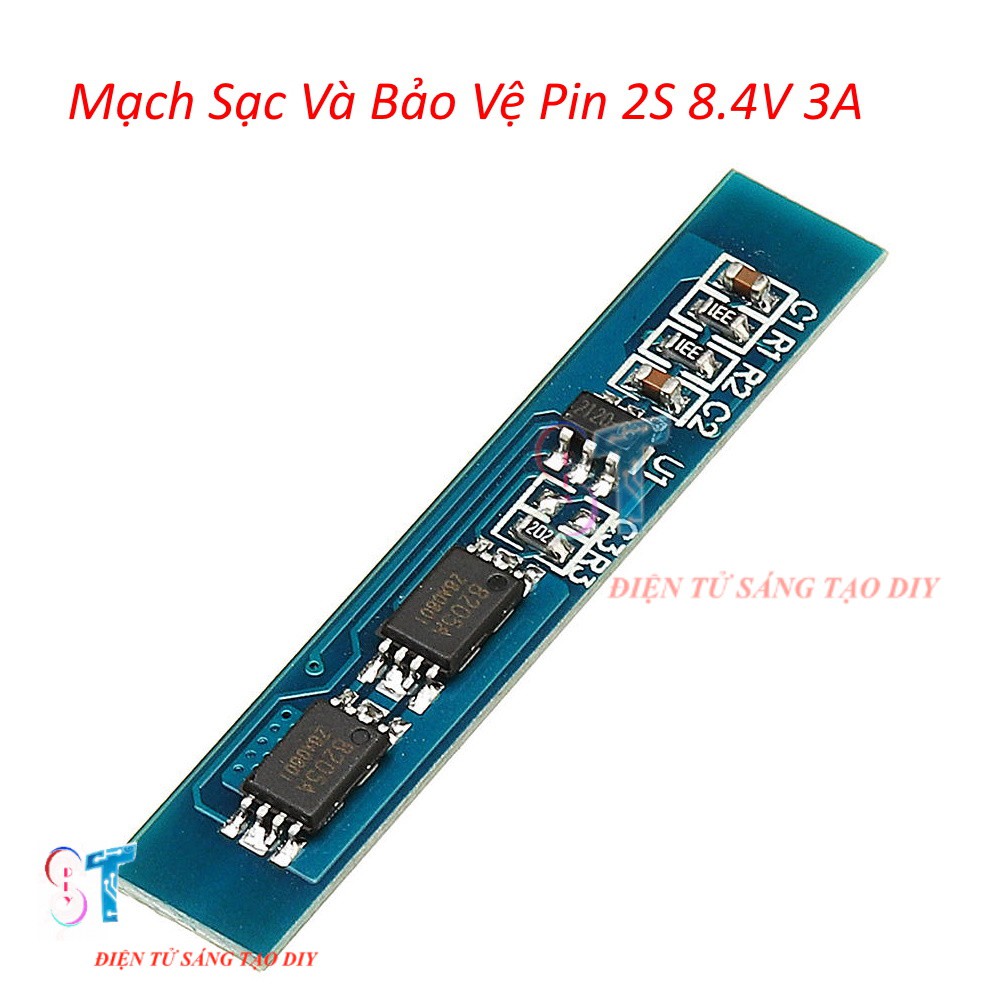 Mạch Sạc Và Bảo Vệ Pin 3.7v 18650 7.4V-8.4V 2S 3A