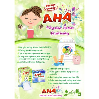 Bột giặt cao cấp AHA bio 1kg (KM)
