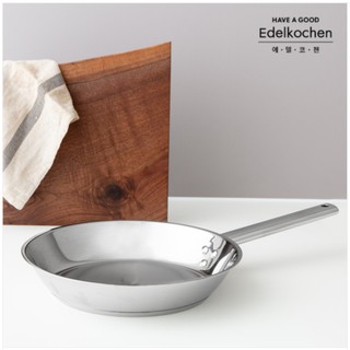 [Chính Hãng Edelkochen] Chảo Inox 304 Edelkochen IO 3 đáy 24cm cao cấp