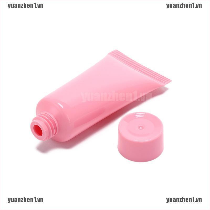 [YUANZHEN1] Bộ 5 Ống Nhựa Rỗng Mềm 5ml Đựng Mỹ Phẩm