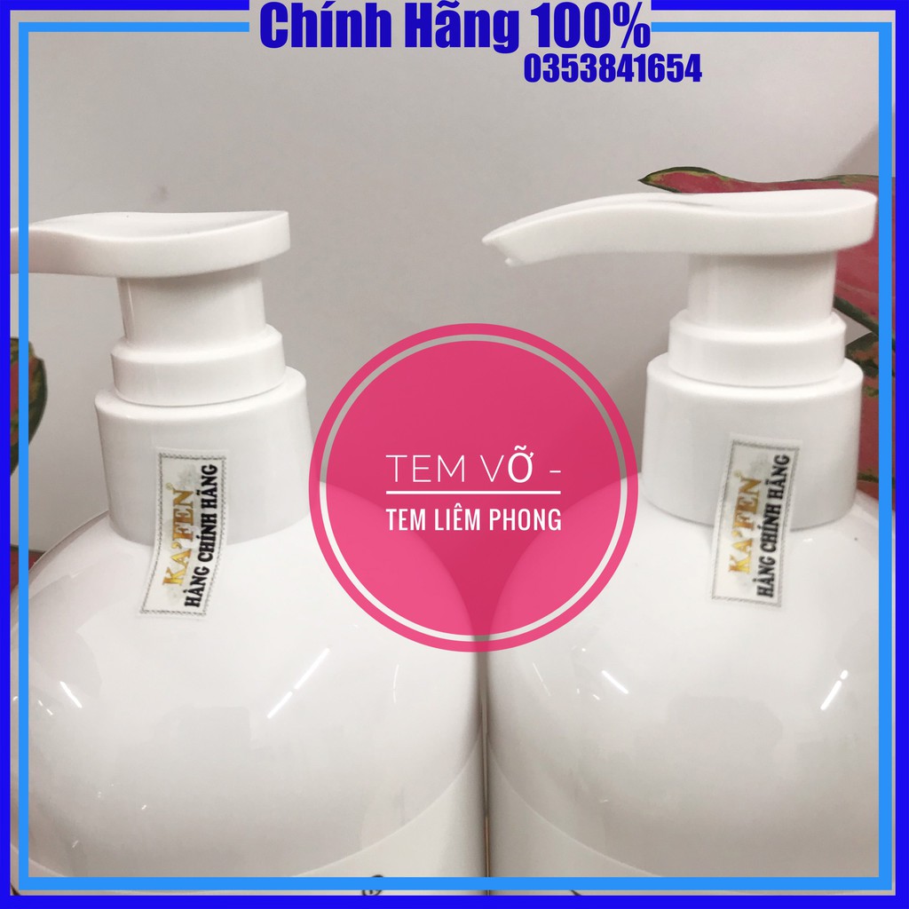 Dầu gội kafen Trắng ngăn rụng tóc giảm xơ rối chẻ ngọn cho tóc uốn nhuộm 800ml, Mỹ phẩm tóc yến nhi