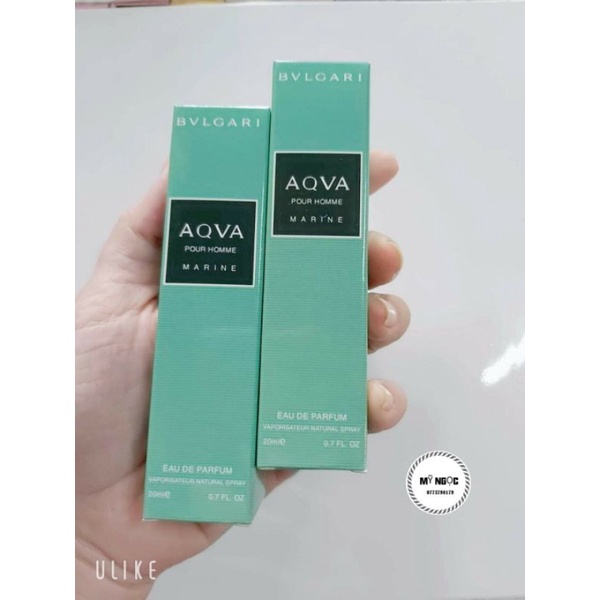 NƯỚC HOA BVLGARI AQVA POUR 20ML