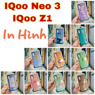 Vivo IQoo Neo 3 Z1 Neo3 Ốp lưng chống sốc in hình cute mặt lưng bảo vệ điện thoại .