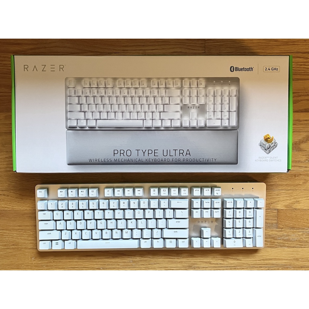 Bàn phím cơ Razer Pro Type Ultra Wireless - Silent switch -Chính hãng bảo hành 24 tháng