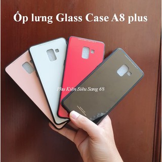 Samsung a8 plus| ốp lưng glass case samsung a8 plus - pk68