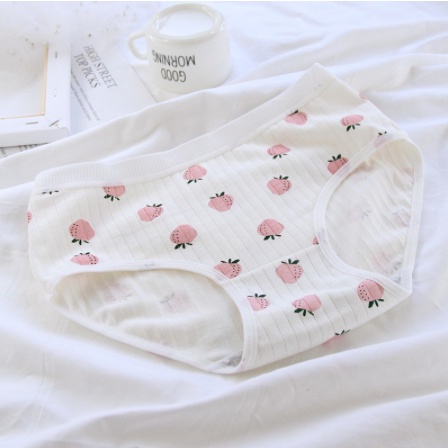 Quần Lót Cotton Co Dãn 4 Chiều Dâu Cute