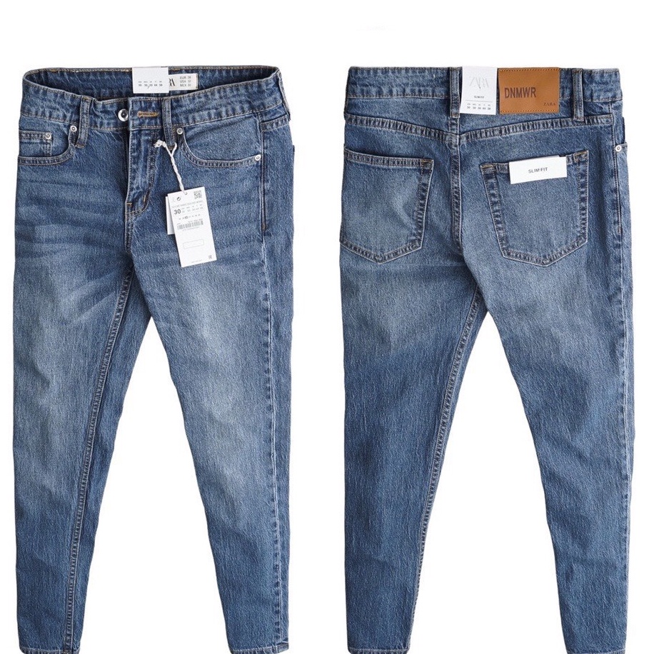 Quần jean nam màu XANH chất demin cao cấp co dãn đẹp from dáng skinny mẫu mới thời trang cao cấp beautiulgilr g05