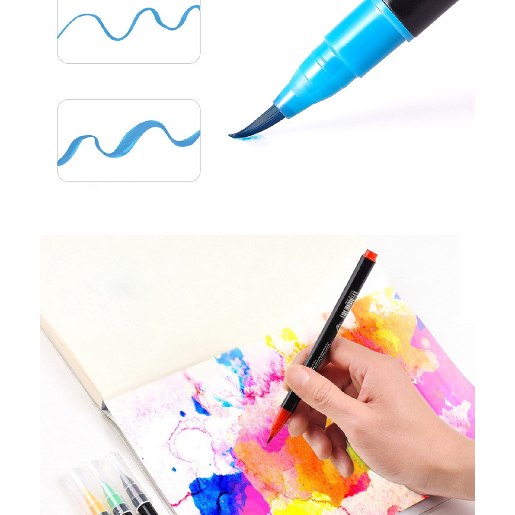 Set 12 / 24 / 36 bút màu nước viết thư pháp đa năng chất lượng cao