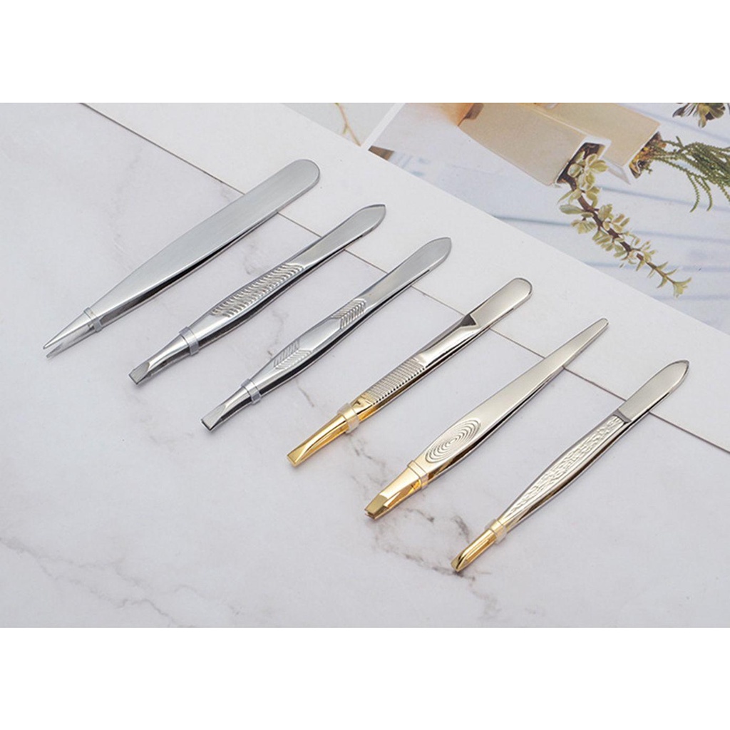 Nhíp Tỉa Lông Mày Bằng Thép Không Gỉ Đa Năng Tiện Dụng