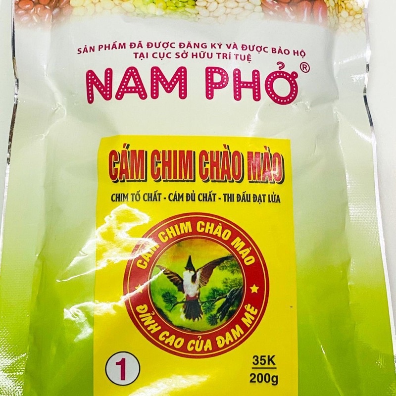 Cám chim Nam phở chào mào số 1 và 2 giá rẻ