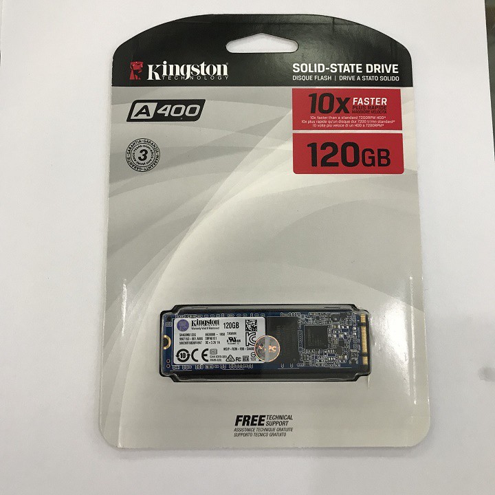 Ổ cứng SSD 120gb KingSton A400 M2 2280 Vĩnh Xuân phân phối