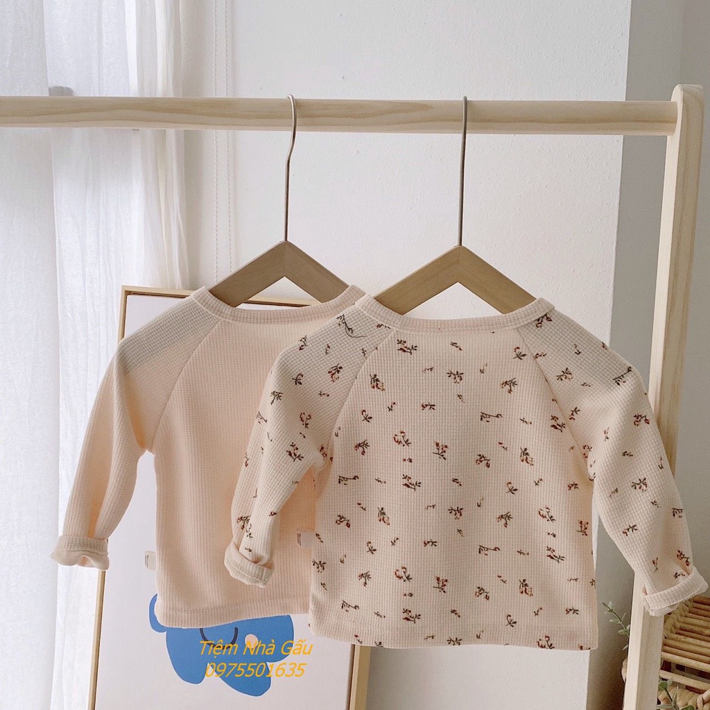 Bộ quần áo len hàn cho bé từ 6-17kg phong cách Hàn Quốc