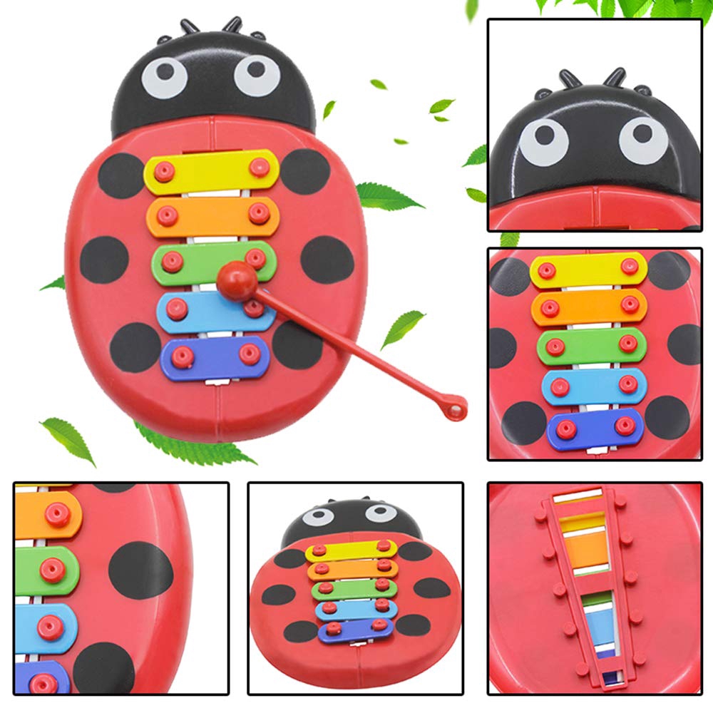 Đàn gõ đồ chơi 5 phím hình con bọ ngộ nghĩnh xinh xắn