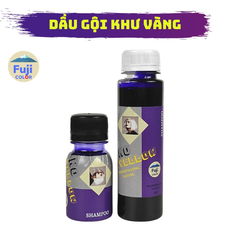 Dầu Gội Khử Vàng Fuji Color Dầu Gội Tím Giữ Màu Cho Tóc Tẩy, Nhuộm 50/100ML