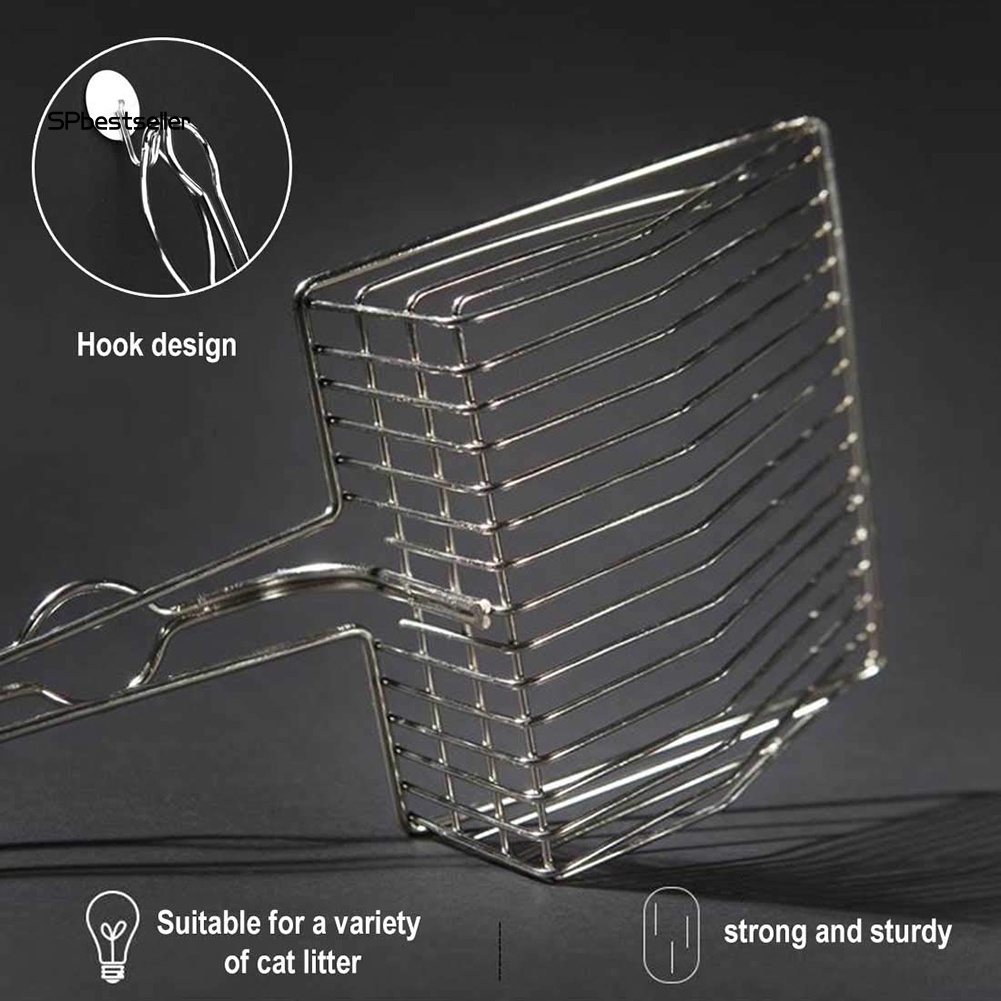 Xẻng Xúc Cát/Cát Vệ Sinh Bằng Thép Không Gỉ Cho Mèo