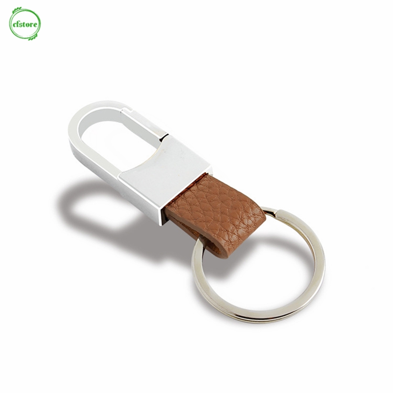 Móc Khóa Dây Da Đơn Giản Cho Nam