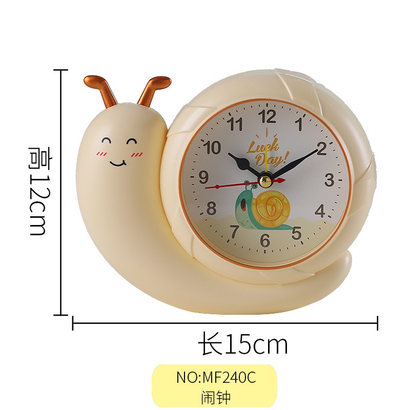 Đồng Hồ Báo Thức Để Bàn Hình Ốc Sên Dễ Thương Cho Học Sinh