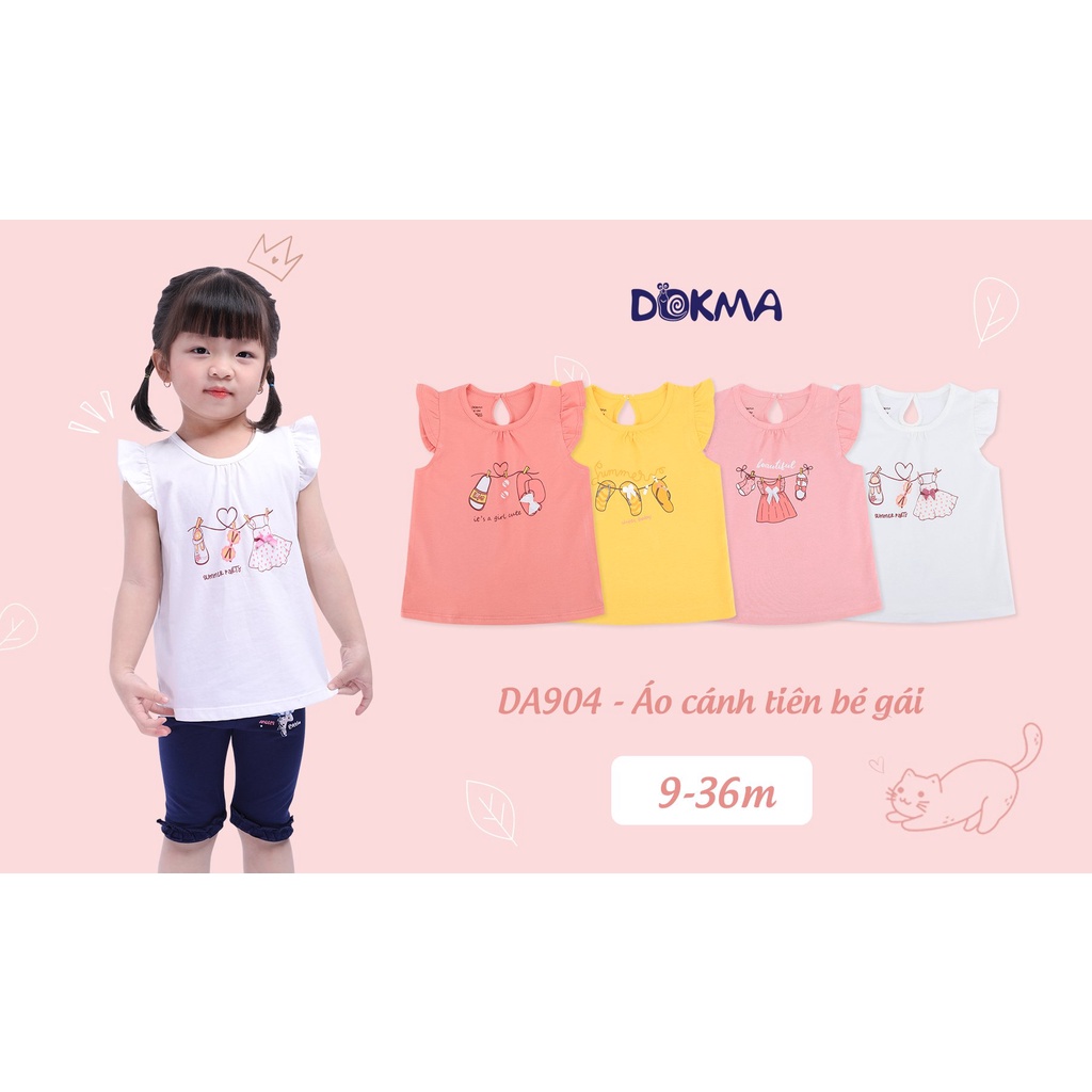 DA904/916 Áo ba lỗ bé gái Dokma (9-36M)