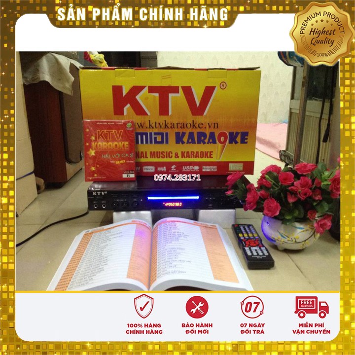 [ HÀNG CHẤT LƯỢNG] Trọn bộ Đầu Karaoke KTV chính hãng Tặng Micro Arirang - GIÁ TÔT NHẤT