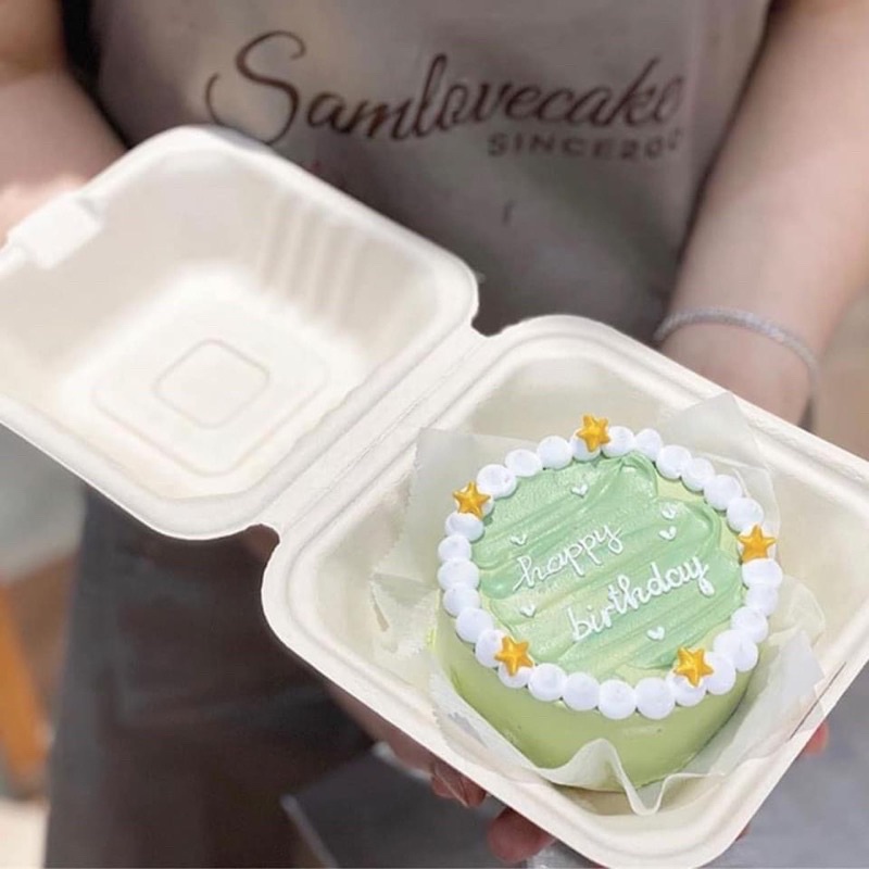 10 Hộp bã mía vuông